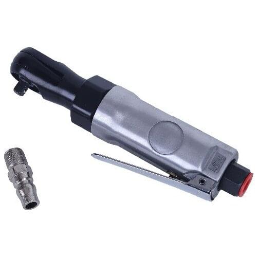 Rinicane 1/4 Inch Pneumatic Ratchet Wrench Air Tools Commutation Speed Mini Promotions Spanner Silver Pneumatic Tools