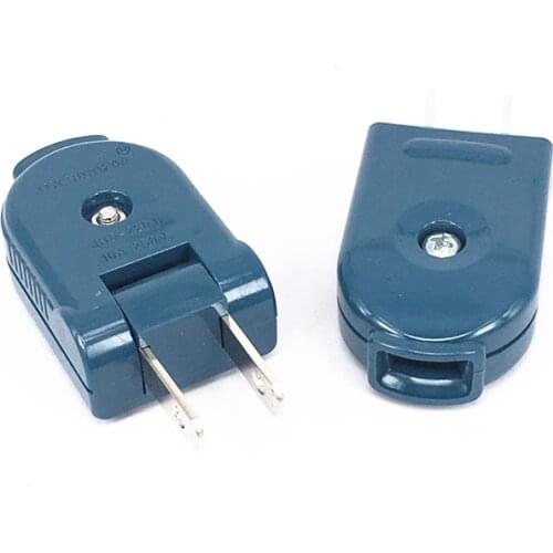 90 degree rotary power plug, American connection with two flat foot joint JHD-2201,2 pcs