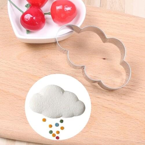 Creative Stainless Steel Cookie Cutter Cloud Shaped Cake Biscuit Baking Mold Kitchen Bakeware Tools Cake Baking Decoration Tools