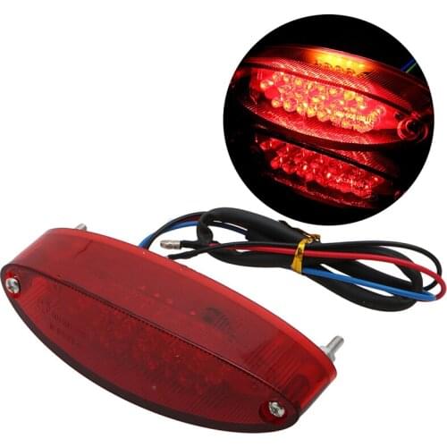 28 LED 12V Universal Motorcycle ATV Bike Brake Stop Running Tail License Light