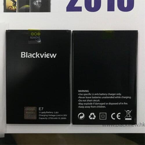 New Blackview E7 E7S 2700mAh Li-ion Backup Battery Backup Replacement Accessory Accumulators For Blackview E7 E7S