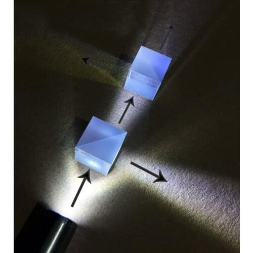 10pcs 15mm Beamsplitter Splitting Ratio 8:2 Transflective K9 Cube Prism Optical Glass Wavelength 400-700nm with E-EMS Shipping