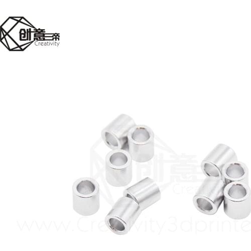 100PCS 3D Printer Parts Openbuilds Aluminium Spacer V-slot Isolation Column Separate Pillar Quarantine Bore M5*8.3mm Reprap