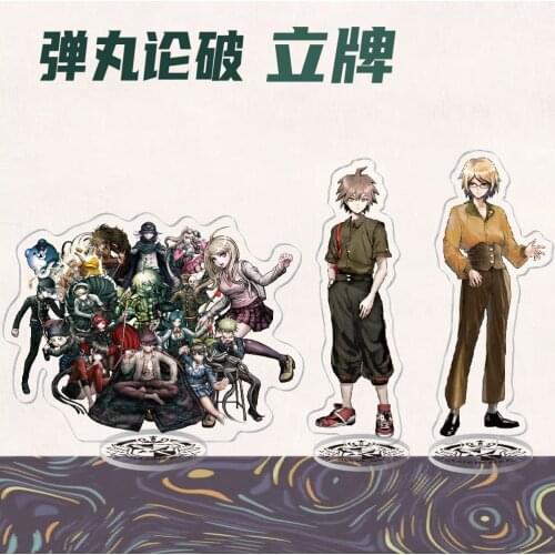 16cm Danganronpa V3 Harukawa Maki Saihara Syuichi Key Chain Pendant Cosplay Two-sided Acrylic Keychain Keyring Prop