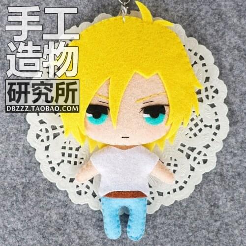 2020 Anime BANANA FISH Aslan Jade Callenreese DIY Handmade Toy Hanging Plush Hanging Keychain Doll Material Cosplay Prop