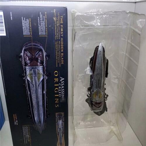 30cm Cosplay Movie Novel Assassin Creed 8 Weapon Prop 1:1 Hidden Blade Wristband Ornaments Sleeve Arrow Can Eject Model