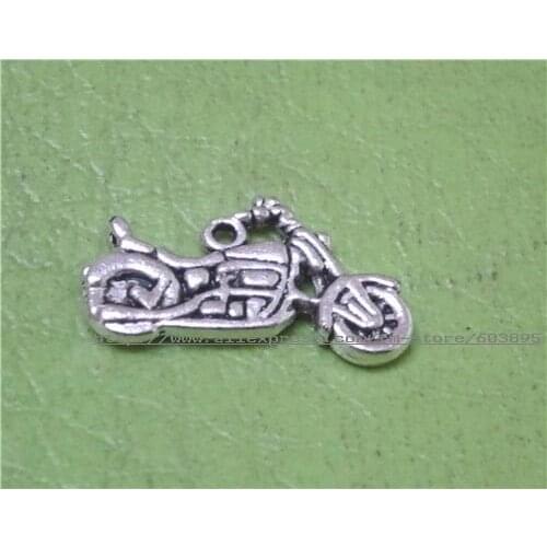 300pcs Alloy Metal motobike charms Pendants jewelry pendants