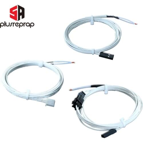 3950 Thermistors Sensors with White 1Meter Line Cable 100K ohm NTC for 3D Printer Print Head Temperature Parts