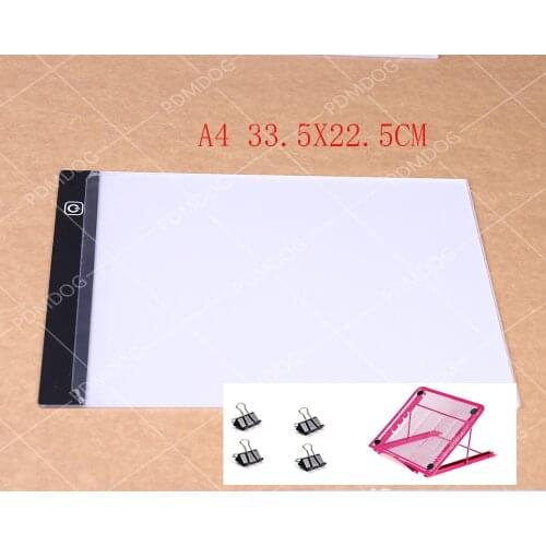 A3 Size 3 Level Dimmable Led Light Pad Tablet Tools Diamond Painting Accessories Diamond Embroidery Tools Stand Holder and Clips