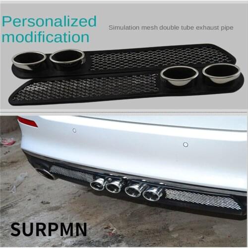 Car decoration air outlet fake exhaust hole exhaust pipe modified tail throat shark gill simulation ventilation exhaust pipe