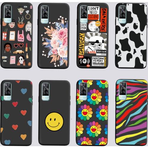 For vivo Y31 2021 Case Shockproof Soft silicone TPU Back Cover For Vivo Y51a Covers Y51 2020 December Phone Cases V2030 bag Y 51
