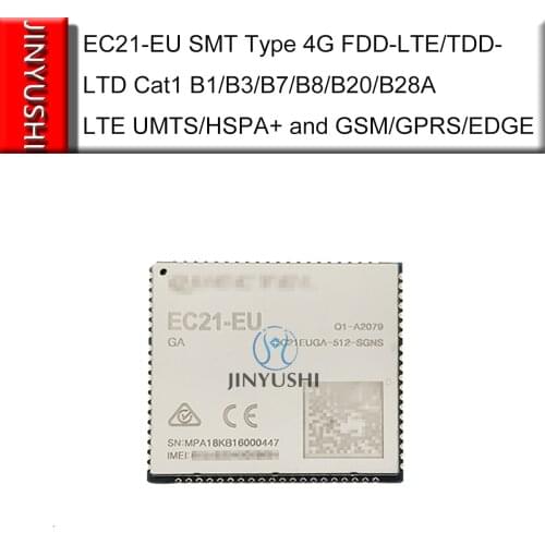 EC21-EU EC21EUGA-512-SGNS LCC SMT B1/B3/B7/B8/B20/B28A cat1 LTE UMTS/HSPA+ and GSM/GPRS/EDGE 100% New&Original EC21EUGA