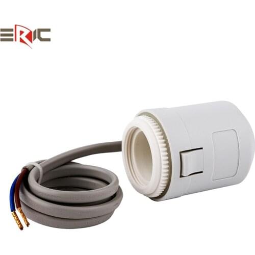 The electric actuator of the sensor in the heating system of the underground thermostat radiator