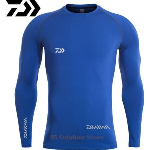 Daiwa Fishing T Shirt Summer Man Fishing Shirts Camouflage Fishing Clothing Outdoor Sport Breathable Quick Dry Fishing Clothes