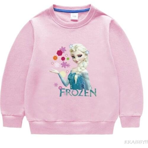 Disney Frozen t shirt baby girls toddler boy clothes girls long sleeve clothes Sweatshirt children hoodies clothing kids