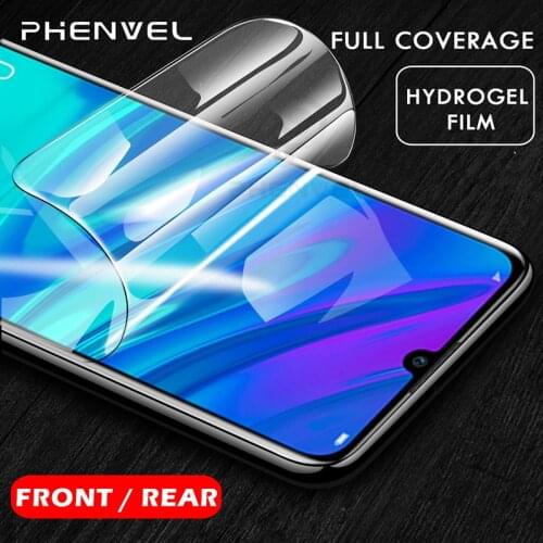 0.1MM Gel Protective film for Huawei P Smart Plus 2019 TPU 3D Screen protector for Huawei P smart 2019 hydrogel film