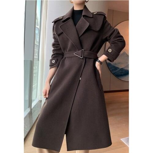 L-hikari Women's Coats With A Belt