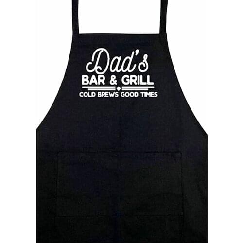 Custom Summer Creative Dads Apron,Personalized Fathers Day Gift,bar and Grill Master,baking,cooking BBQ Apron kitchen gifts