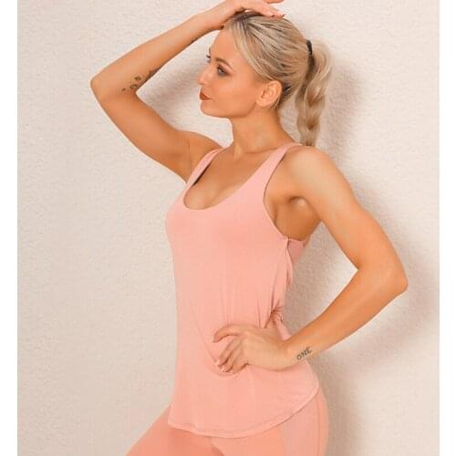 Custom Sexy Suspenders Beautiful Back Sports Running Outer Wear Yoga Vest Sleeveless And Quick Drying