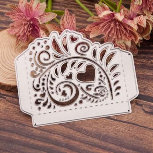 Metal Cutting Dies Stencils For Scrapbooking Photo Album Decoration Embossing Paper Card Craft N152 Love Heart