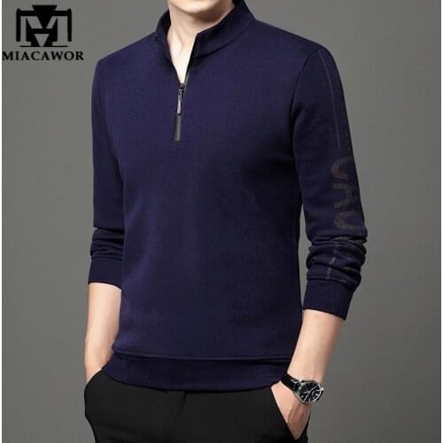 MIACAWOR Men's Zip Hoodies