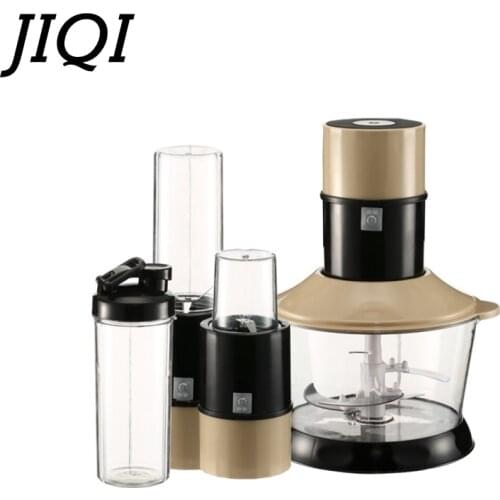 JIQI Multifunction Meat grinder Chopper juicer Grinding machine Automatic mincing Mixer Fruit Vegetable juicer Food processor