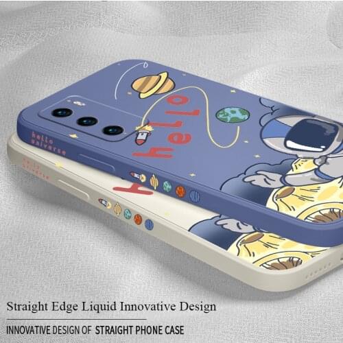 Fashion Liquid Silicone Phone Case For HuaweiP40 P30 P20 Camera Protective Soft Back Cover On Mate 40 30 20 Pro P Smart 2021 Y7A