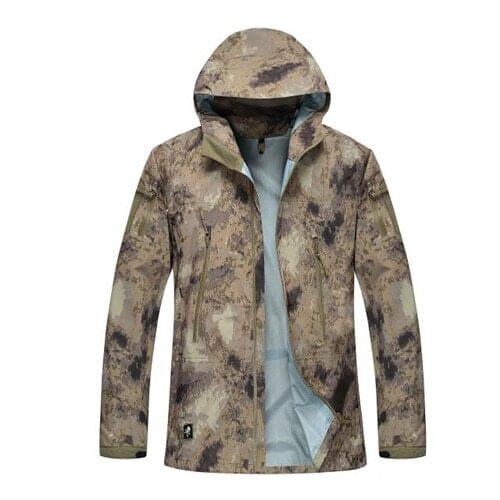 2021 Autumn Jacket Coat for Men Multicam Windbreaker Coat Men Jacket Military Clothing Hardshell Clothes Camouflage Army