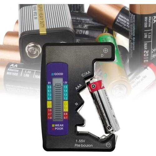 Digital Display Voltage Measuring Device Digital LCD Display Battery Power Detector Capacity Tester Load Analyzer Display