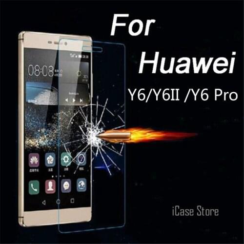 9H Tempered Glass Screen Protector For Huawei Y6 Pro Y6 Y6II Y62 Y6 II Y6II Compact Y6II Mini Phone Protective Film