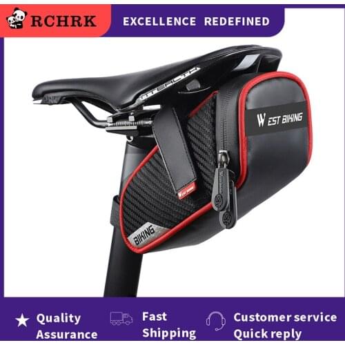 Cycling Saddle Bag Reflective Rainproof Bike Accessories MTB Bicycle Tools Set Pannier Tube Rear Tail Seatpost Bag Universal Hot