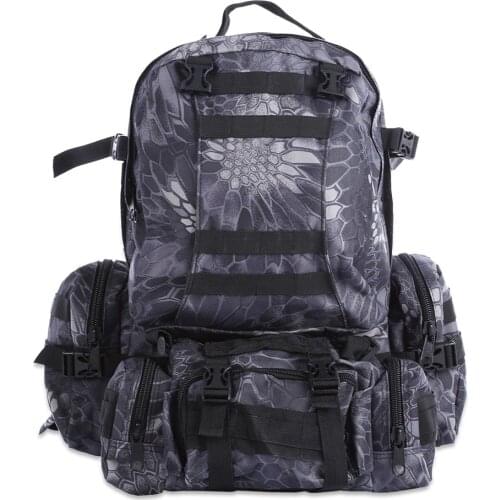 4 in1 tactical backpack 50L military backpack mens camping hiking mountaineering bag military backpack Molle outdoor sports bag