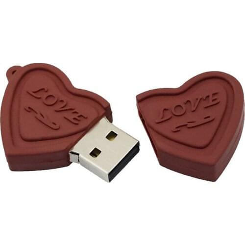 Real capacity Cartoon chocolate model usb 2.0 flash drive 8GB 16GB 32GB 64GB 128GB Pen Drive High Speed cel usb pendrive gift