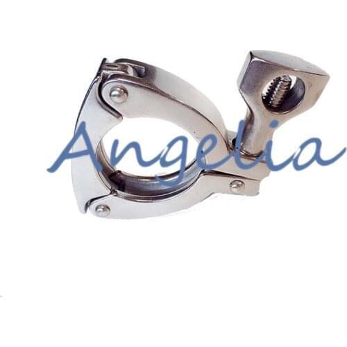 3/4"~1-1/2" Three-Section 3A Tri Clamp OD 50.5MM Sanitary Stainless Steel 304 Ferrule Flange