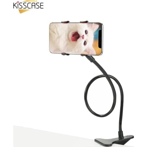 Universal Lazy Holder Arm Flexible Mobile Phone Stand Stents Holder Bed Desk Table Clip Gooseneck Bracket For Universal Phone