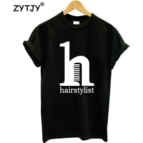 HAIR STYLIST COMB Letters Print Women Tshirt Cotton Casual Funny t Shirt For Girl Top Tee Hipster Tumblr Drop Ship HH-13
