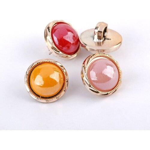 10 -100 Pcs 12mm Ceramic Pearl Buttons for Sewing DIY Womens shirts Cheongsam Women’s Wear Shoes Buttons Sewing Accessories