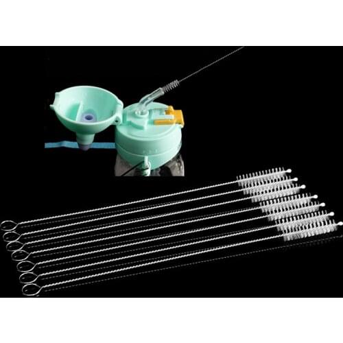 10/5/1PCS Straw Brush Clean Suction Glass Tubeer Baby Bottle Reusable Eco-Friendly Nylon Soft Hair Drinking Straw Cleaning Brush