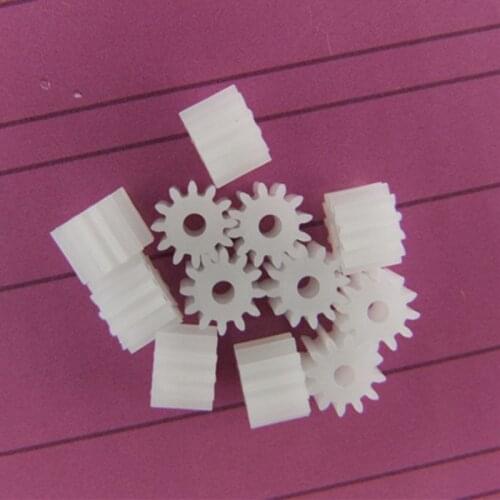 10Pcs 10T 2mm Motor Shaft Gear Spindle Straight Gear 102A 0.5M 6mm Accessories For DIY Models Toys
