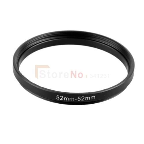 10pcs 52mm-52mm 52-52mm 52 to 52 Step down Filter Ring Adapter For Filter lens cap lens hood