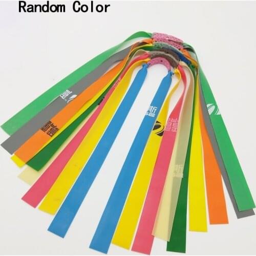 10Pcs/set Outdoor Slingshot Powerful Elastic Flat Rubber Band Hunting Sports Catapult Kit Set tools