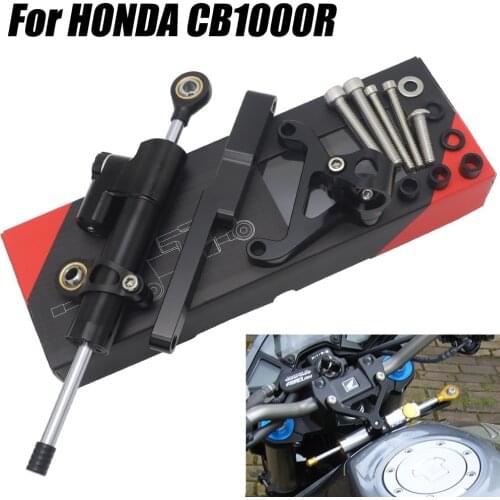 FREE SHIPPING For HONDA CB1000R 2008-2016 Motorcycle Aluminium Steering Stabilizer Damper Mounting Bracket Kit