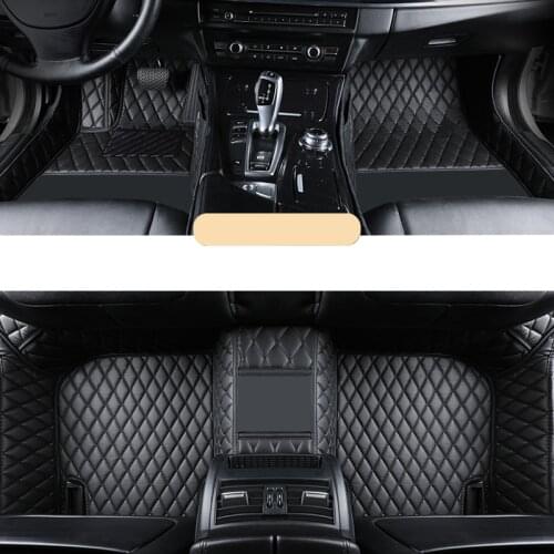 Car floor mats For audi a3 8p 8l 8v sportback a4 b6 b7 b8 avant a6 4f c5 c6 c7 a1 a5 sportback q7 q5 q2 rugs carpets accessories