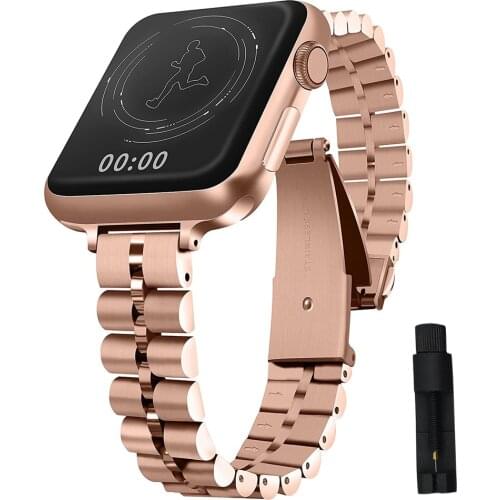 Bracelet for apple watch strap series 6 5 4 se 40mm 44mm band women slim bracelet for iwatch 3 38mm 42mm stainless steel bands