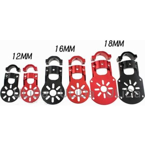 Quadcopter 2212 2216 3508 Brushless Motor Mount Holder For 12mm 16mm 18mm Glass/Carbon Fiber Tube RC FPV Drone Parts