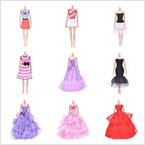 Handmade Elegant Lace Multi Layers Wedding Dress Doll Dress Clothes Clothing For Doll Luxury Floral Dolls Accessories