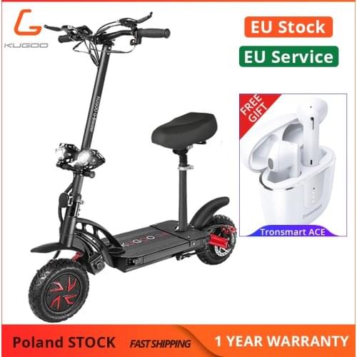 [Europe Stock] KUGOO G-Booster Folding Electric Adult Scooter 48V 23Ah 1600W Motor Max 85KM 55KM/H e Scooter Better M365