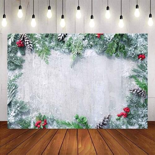 Photography backdrop winter wood floor pine background for photo studio christmas gifts product for photography