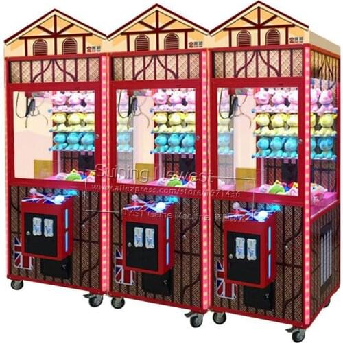 Children Adults Love NYST Coin Operated Arcade Game Machine Grab Toys Cranes Claw Machine
