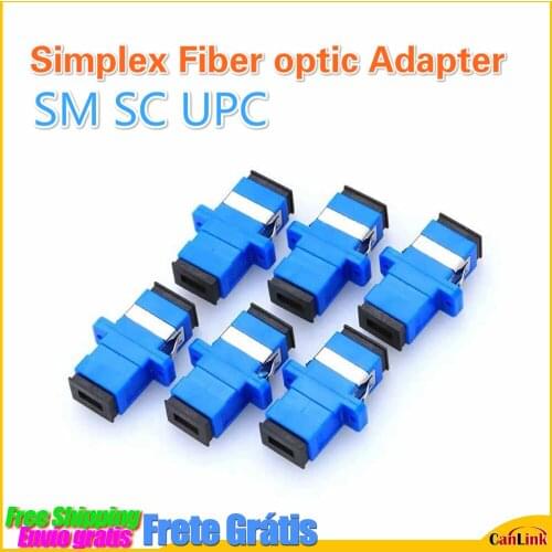 Intergrated style SM Simplex SC UPC Single-mode Fiber optic Adapter SC Optical fiber coupler SC UPC Fiber flange SC connector